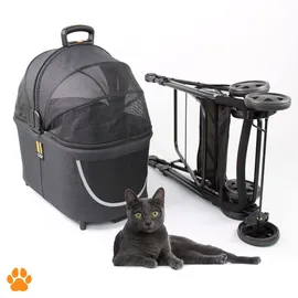 my duque Coco 2in1 Hundebuggy bis 15 kg Schwarz