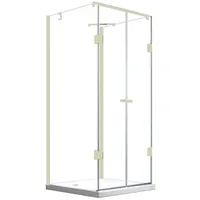 BuyLando.Shop Komplettdusche Glaswerk Westfalen- Emma 75x100x75cm U-Duschkabine Weiß