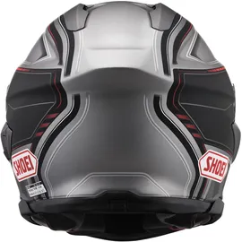 Shoei GT-Air 3 Discipline, Integralhelm - Matt Grau/Schwarz/Rot - XL
