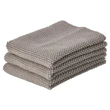 ZONE Denmark Putzlappen aus 100% Baumwolle, 27 x 27 cm, 3er-Set, Taupe