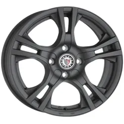 Platin P53 Matt Black 6x15 ET 45 4/100 Alufelge Schwarz