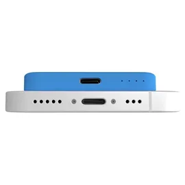 PURO PUFCBB40P2MAGBLUE, 4200 mAh, Lithium Polymer (LiPo), Kabelloses Aufladen, 3,7 V, Blau