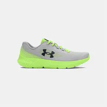 Under Armour Rogue 4 AL Laufschuhe Jungen 101 mod gray/morph green/black 33