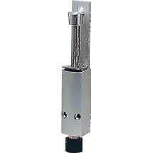 KWS Türfeststeller 1222.71 Alu.reinweiß (RAL 9010) Hubh.60mm Türmontage