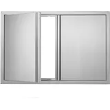 Vevor Grill-Zugangstür 914 x 610 mm Edelstahl silber