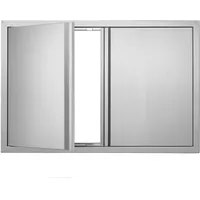 Vevor Grill-Zugangstür 914 x 610 mm Edelstahl silber