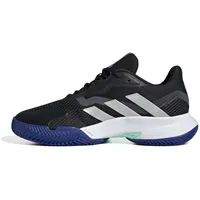 Adidas Damen Tennisoutdoorschuhe Courtjam Control, CBLACK/SILVMT/PULMIN, 40