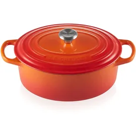 Le Creuset Signature Bräter 27 cm oval ofenrot