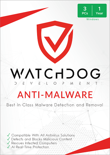 Watchdog Anti-Malware, 3 Geräte - 1 Jahr, ESD, Download