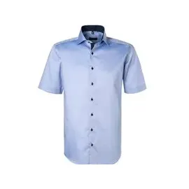 Eterna Kurzarmhemd Blau 43