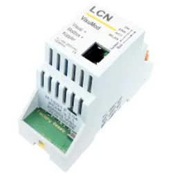 Netzwerk-Koppelmodul mit integrierter Visualisierung und Schnittstelle zu ModBus-IP, LCN-VISUMOD