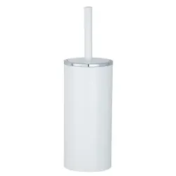 WENKO Inca WC-Garnitur 22553100 , Maße: Ø 10,5 x 34 cm, Farbe: weiß