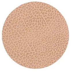 LINDDNA Untersetzer Hippo Circle Leder Beige Sand