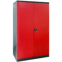 Proregal Stahlschrank Owl mit 4 Fachboden | HxBxT 192x110x58cm