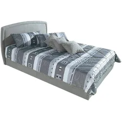 Tagesdecke, grau, B:235cm L:225cm, Polyester, WESTFALIA SCHLAFKOMFORT, Tagesdecken