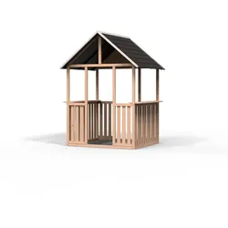EXIT Toys Kinderspielhaus »Panorama 100«, Zypressenholz, natur - braun