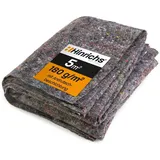 Hinrichs Malervlies 214, 180g/m2 5m2, rutschfest – Malerabdeckvlies - Flies - Vlies – Malervlie - Allzweckvlies – Malervliess - Bodenschutz für Malerarbeiten Renovierung und Umzug