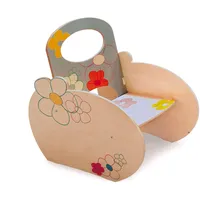 Dida - Kindersessel Mit Rückenlehne Und Armlehnen. Dekoration: Blumen. EIN Sitzmöbel Für Das Kinderzimmer Und Den Kindergarten