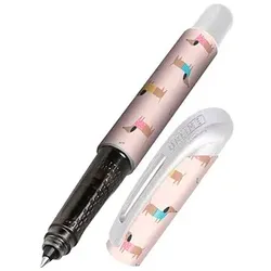 ONLINE® Rollerball College Dackel Tintenroller mehrfarbig 0,7 mm, Schreibfarbe: blau, 1 St.