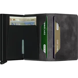 Secrid Slimwallet Unisex Kartenetui grau schwarz