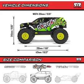 Arrma Gorgon 1:10 Smart RTR fialová
