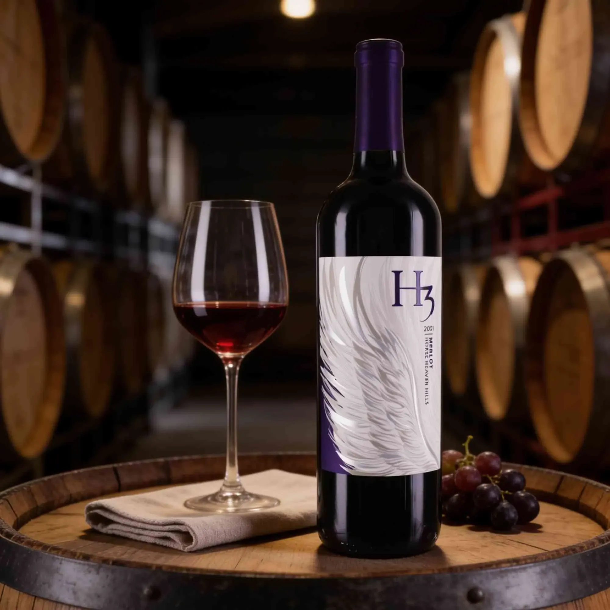 Columbia Crest 2021 Columbia-Crest H3 Horse Heaven Hills Merlot 2021 Cabernet Sauvignon,Malbec,Merlot USA