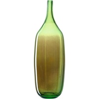 Vase Flaschenförmige Vase Glas grün