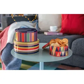 REMEMBER Blechdosen Set Klara 7,3/8,1/9 cm 3-tlg. mehrfarbig