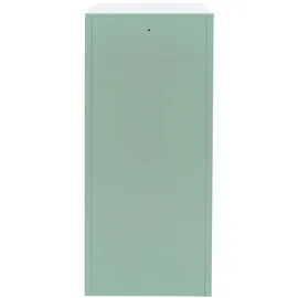 Mendler Spind HWC-P63, Schließfach Wertfachschrank Schließfachschrank Tür Kleiderstange, 90x38x45cm Stahl ~ mintgrün