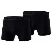 Erima Basic Boxershorts schwarz L 2er Pack