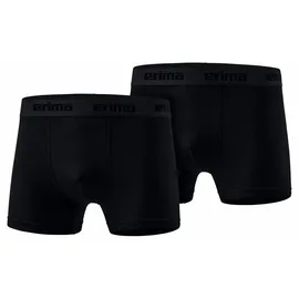 Erima Basic Boxershorts schwarz L 2er Pack