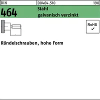 Industrial Quality Supplies DIN 464 Rändelschraube hohe Form VG