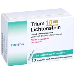 TRIAM 10 Lichtenstein Kristallsuspension Ampullen 10X1 ml