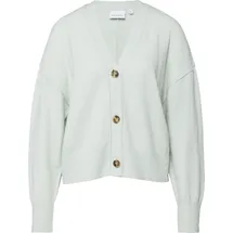 Comma, Softer Baumwollmix-Cardigan blau 34