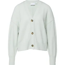 Comma, Softer Baumwollmix-Cardigan blau 34