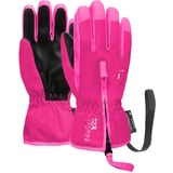 Reusch Unisex – Babys Ben Angenehm Warme und Winddichte Skihandschuhe Alltagshandschuhe Babyhandschuhe Schneehandschuhe Zum Schlittenfahren Winter-Handschuhe, 3329 Fuchs purp/Knockout pink, V