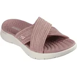 SKECHERS Damen O-t-g Womens GO Walk Flex Sandale Impressed, Mauve Textil, 40 EU
