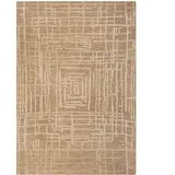 KADIMA DESIGN Teppich geometrisch Senfgelb 200 x 300 cm - ARLEN Kadima Design