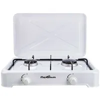 MaXimum Gaskocher 2-3 Flammen - Tragbar, Leistungsstark & Einfach zu Reinigen, Campingkocher 2-3 Flammen 2 Flammiger Tragbarer Campingkocher