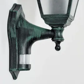 hofstein Wandleuchte mit Bewegungsmelder (E27)  - Schwarz/Grün