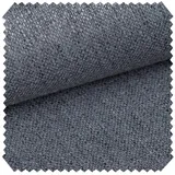 novely® Stoff KARBEN - Scandi Chic Wolliger Möbelstoff Leinen-Optik, Ultraweich, Robust, Pflegeleicht, Meterware, 1lfm grau