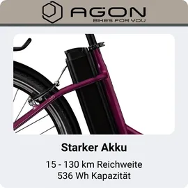 Agon Axis 2023 26 Zoll RH 46 cm Damen lila