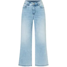 MAC Dream Wide Cropped Jeans in Hellblau-D44