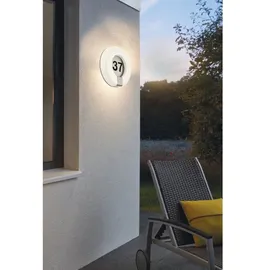 EGLO Hausnummernleuchte 98145 Silber/Weiß