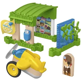 Fisher-Price GLM43 Wunder Werker Flugzeughalle,