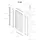 Kermi Vario 2000 Seitenwand V2TWD075141AK 66,4-69,6x140cm, silber mattglanz, ESG klar