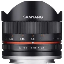 Samyang 8mm F2,8 Fisheye UMC II Sony E schwarz