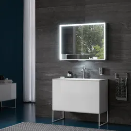 Keuco Royal Lumos 105 cm silber eloxiert offenes Fach Aufputzmontage