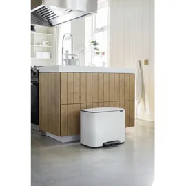 Brabantia Bo Treteimer 11 + 23 l Weiß