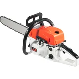 Kettensäge Benzin 2,0 kW Benzinkettensäge 52cm3 7500 U/min 20-Zoll-Kette 51 cm Schnittdurchmesser Doppelter Schutzschalter Motorsäge Benzin für Waldernte Gartenarbeit Holzfällun